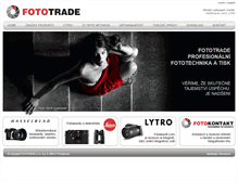 Tablet Screenshot of fototrade.cz