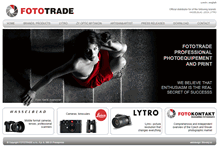 Tablet Screenshot of fototrade.eu